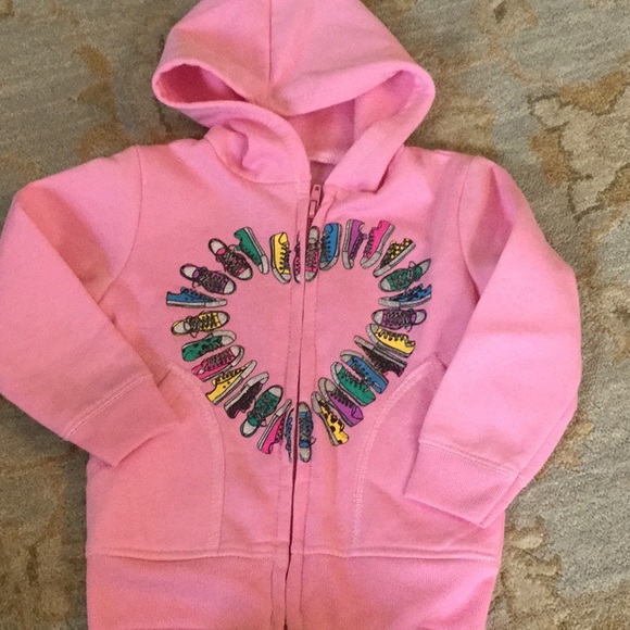 Girls Size 12 Mo Pink Hoodie - Picture 3 of 4